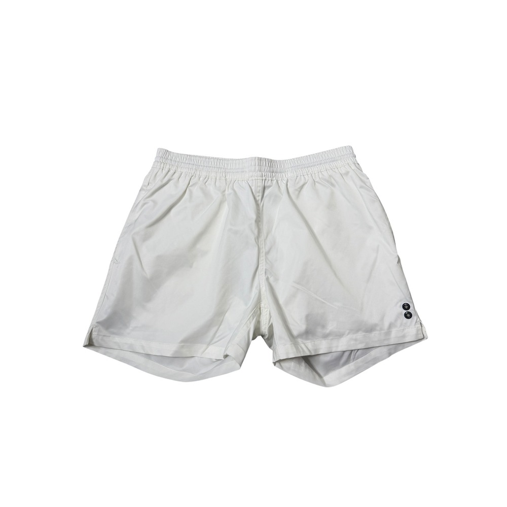 Ron Dorff Urban Shorts Mens Medium White Elastic Waist Swim Drawstring NWT